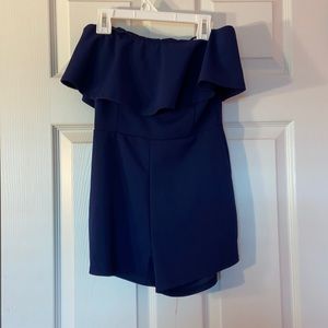 Navy blue Charlotte Russe romper